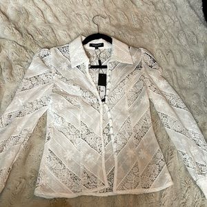 Beautiful hook eye shirt by Beulah